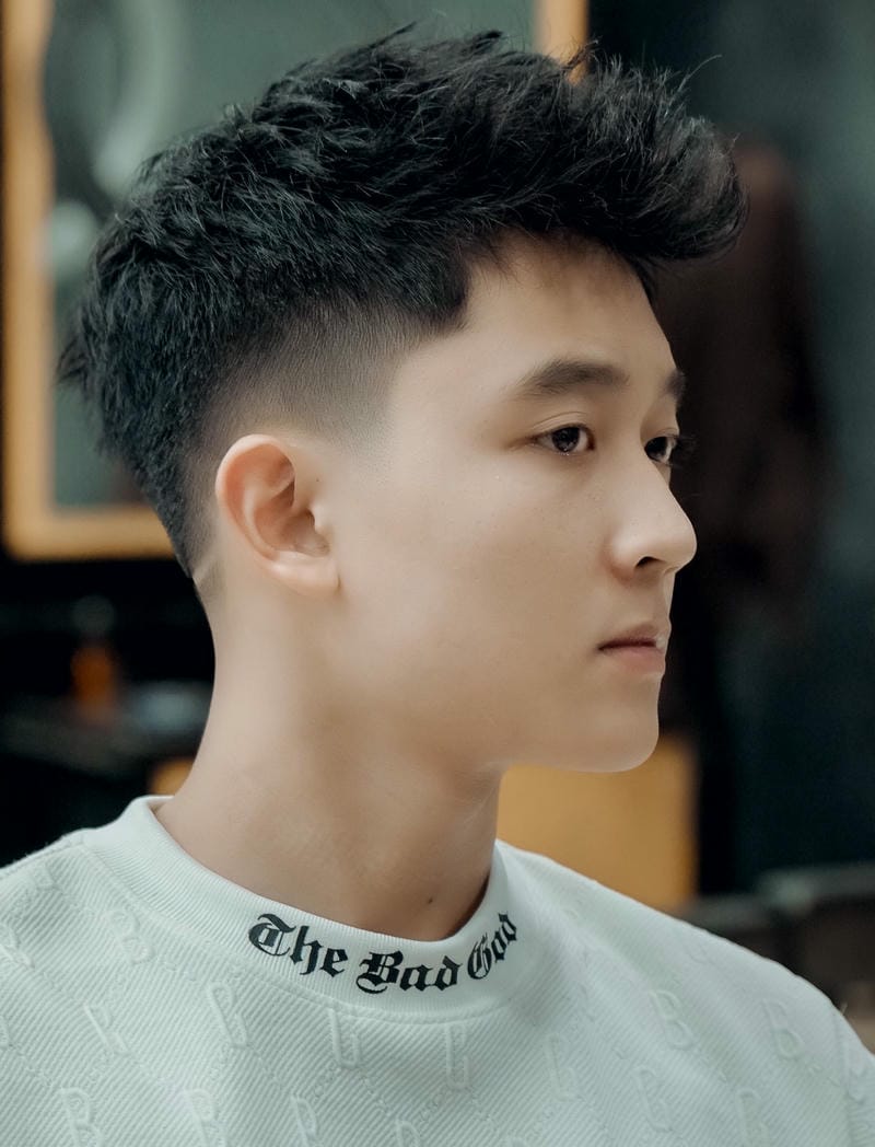 ảnh tóc short quiff vuốt