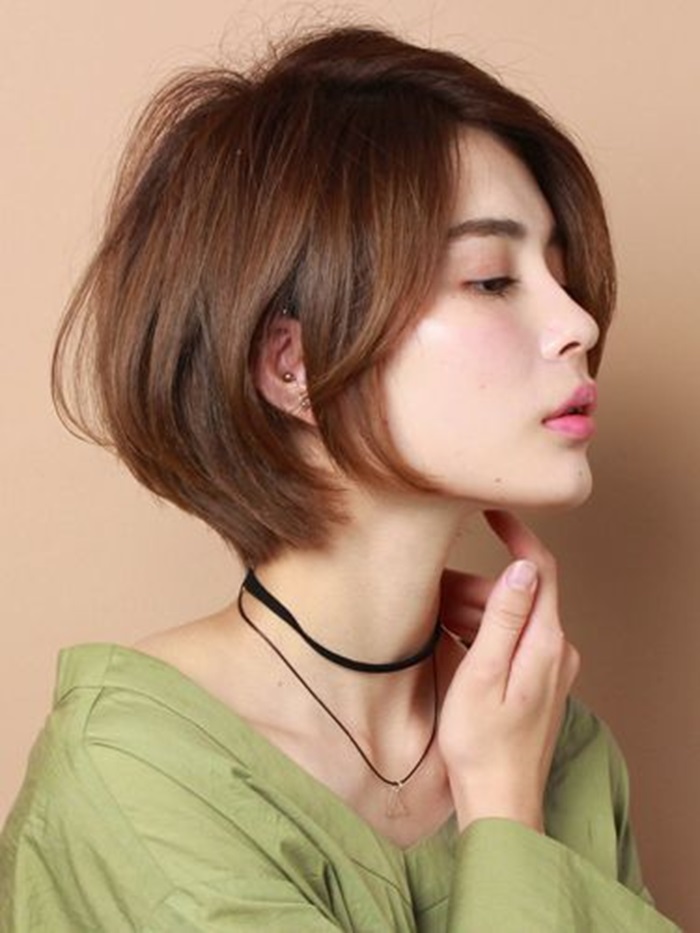 ảnh tóc tém nhật xinh chất