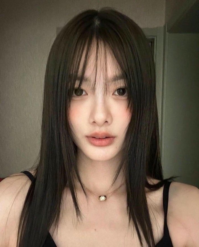 ảnh tóc thẳng siêu chất