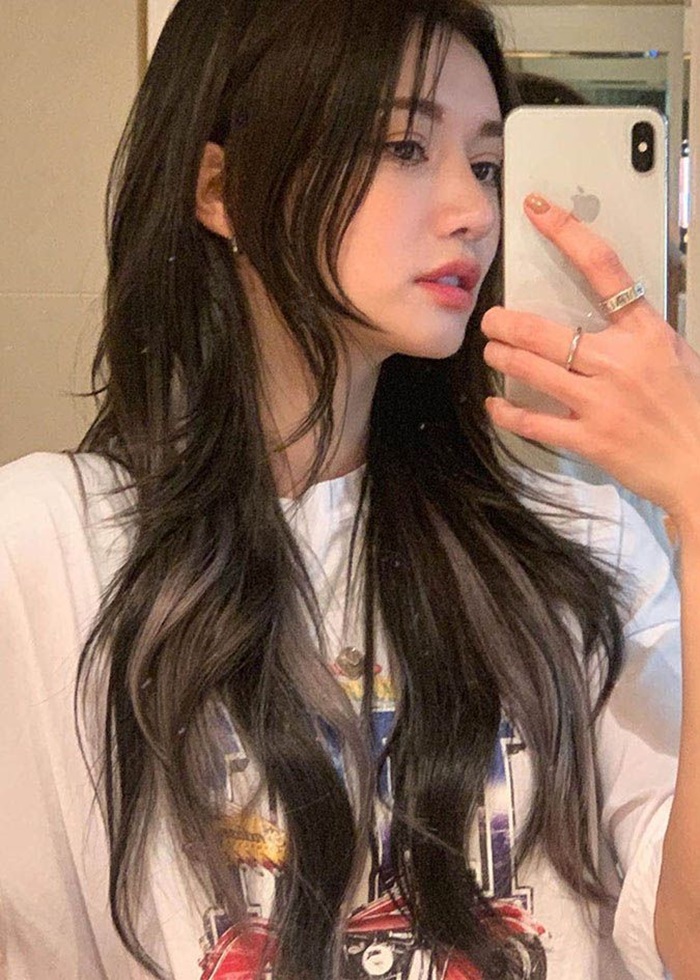ảnh tóc uốn cực cute