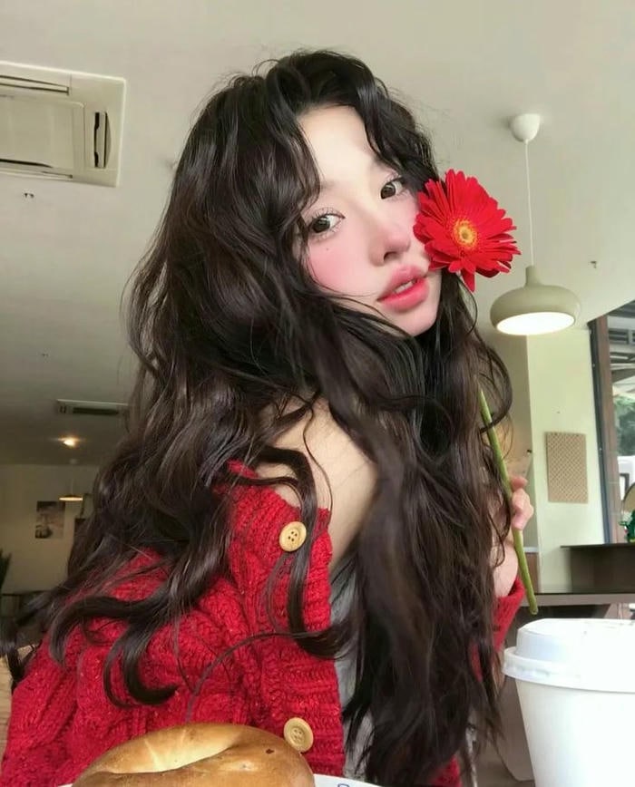 ảnh tóc uốn cực xinh