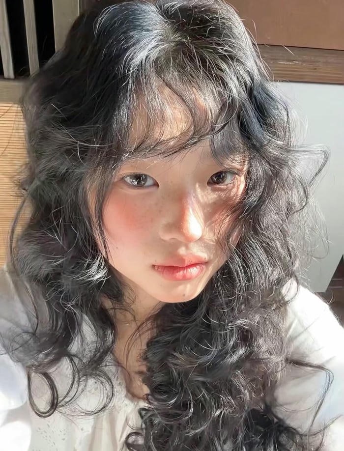 ảnh tóc xù đẹp