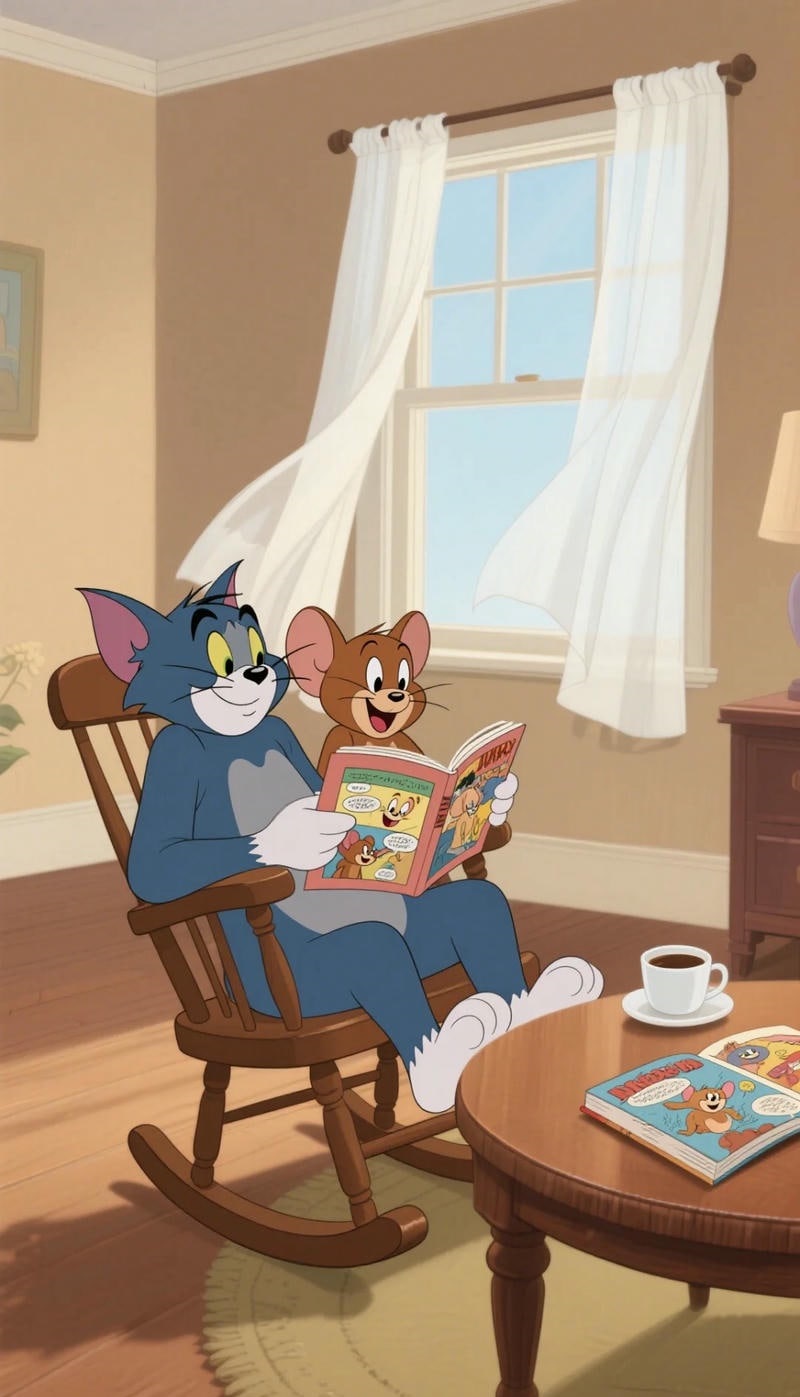 ảnh tom và jerry cực xinh