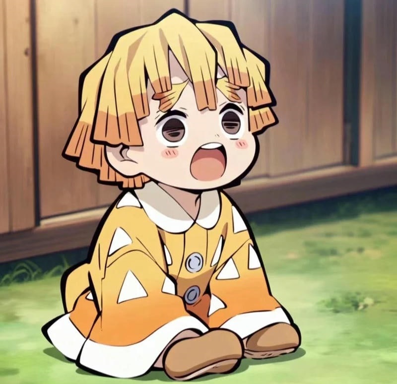 ảnh zenitsu cute xinh full hd