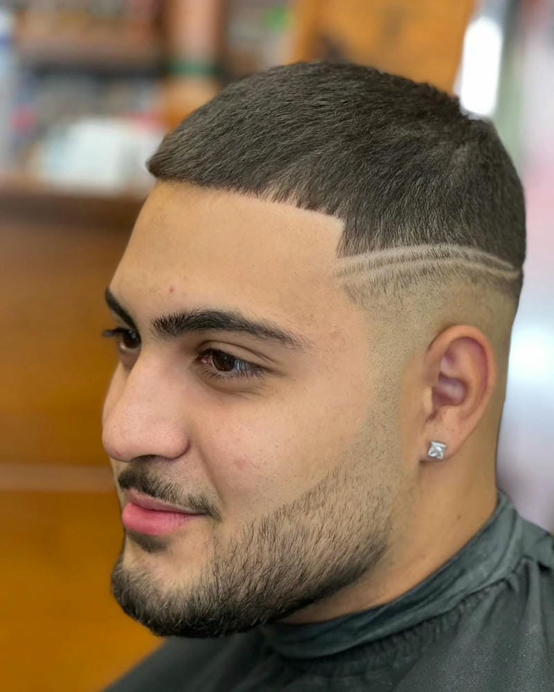 buzz cut kẻ ngang