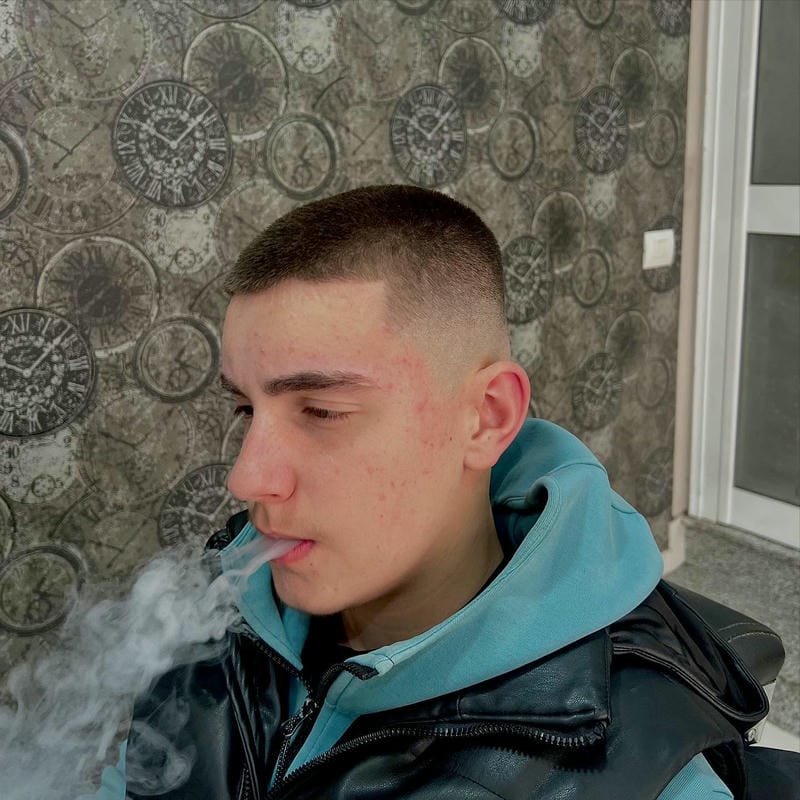 buzz cut ngắn
