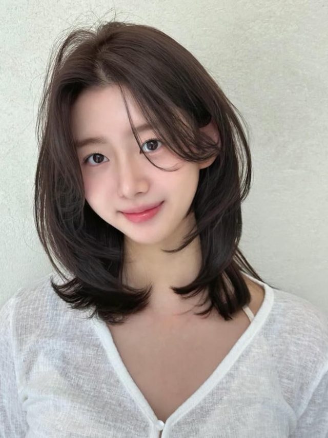 ảnh tóc mái siêu dễ thương