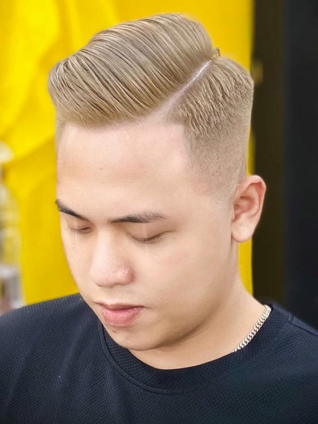 undercut nhuộm vàng