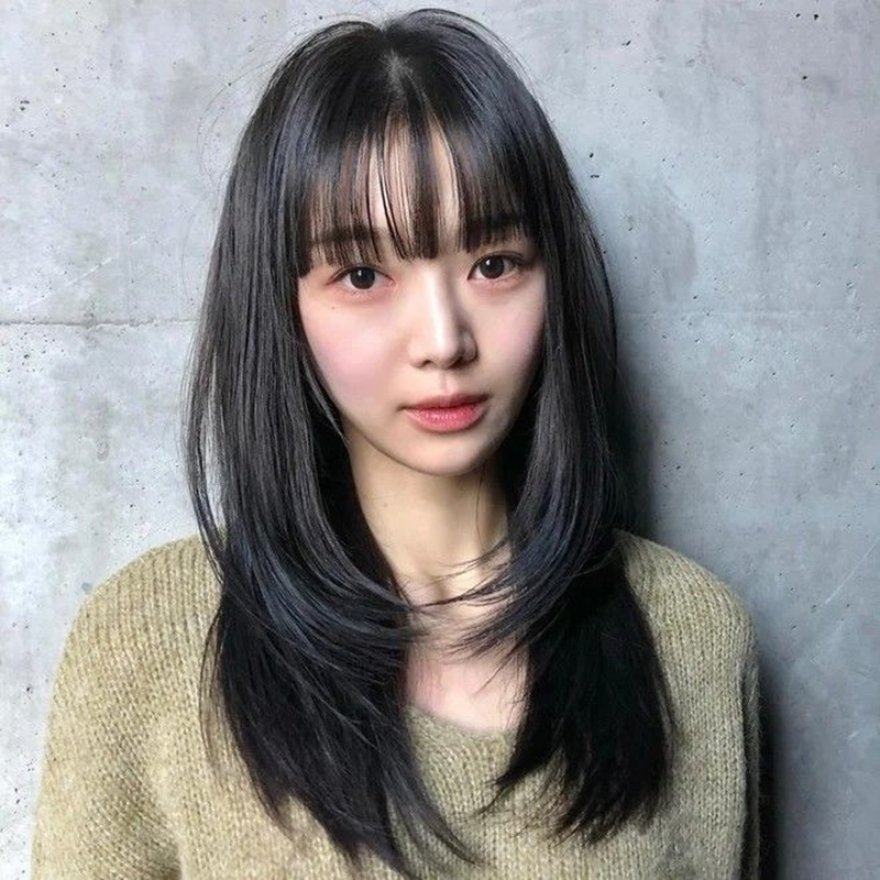 hình ảnh layer medium length cute