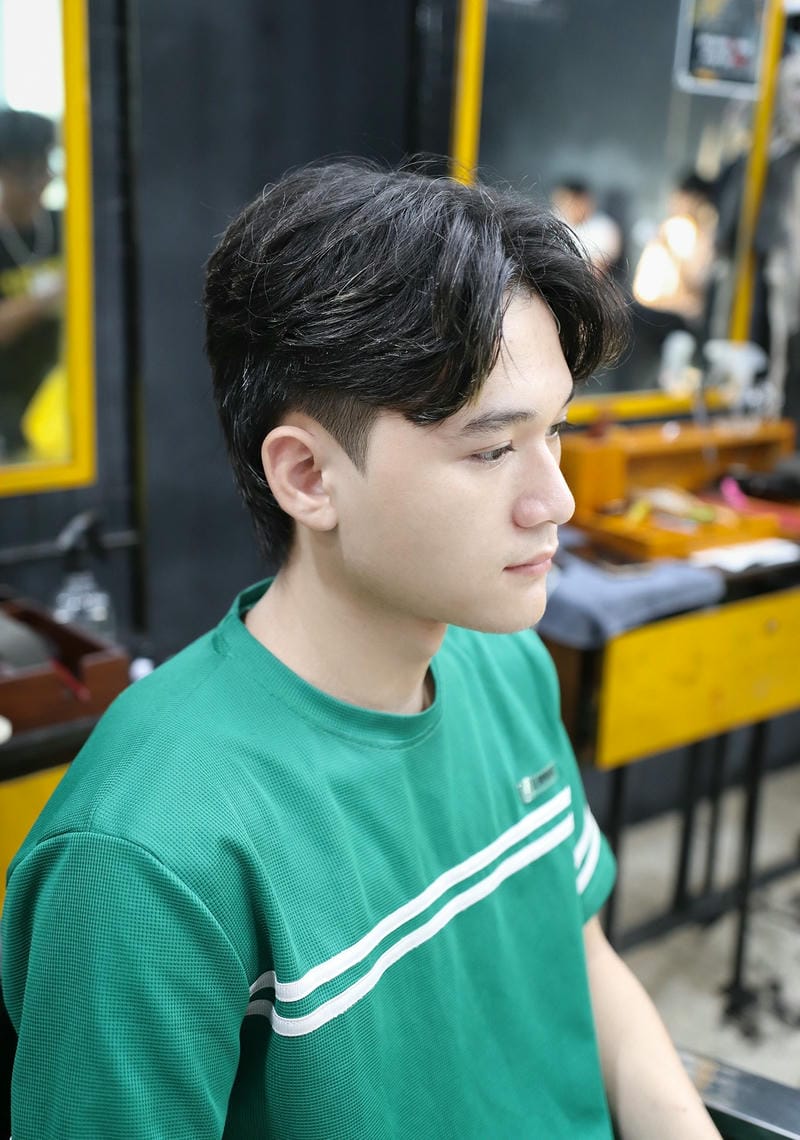 hình ảnh middle part đẹp trai