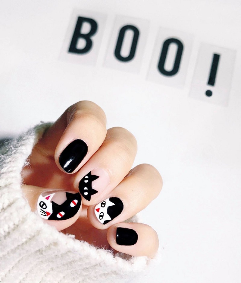 hình ảnh nail con mèo 4