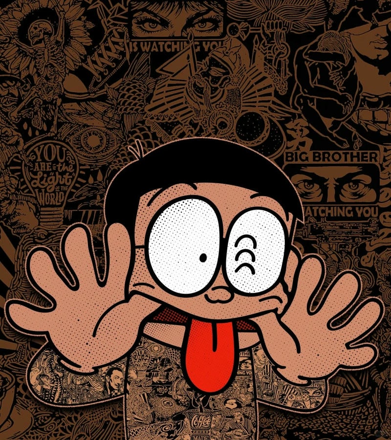 hình nobita bựa