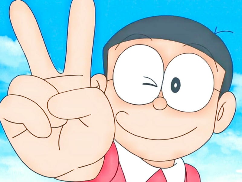 hình nobita cười đẹp