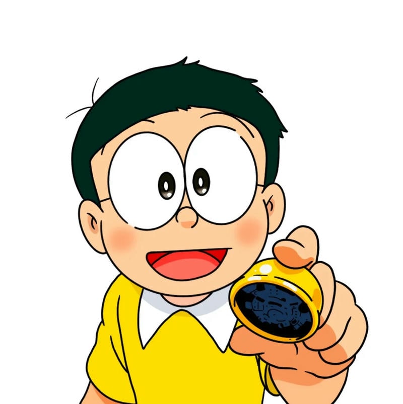 hình nobita cười xinh hd