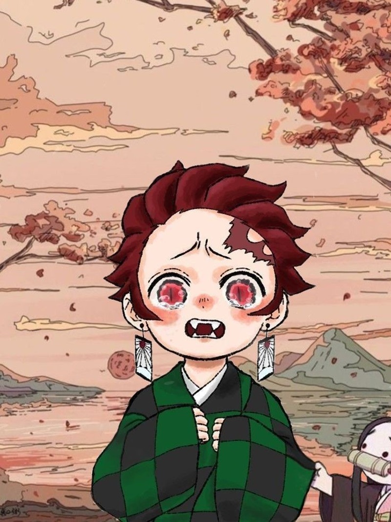 hình tanjiro cute full hd