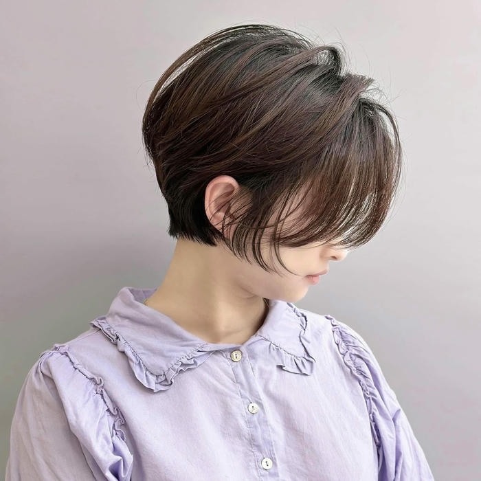hình tóc ngắn tom boy