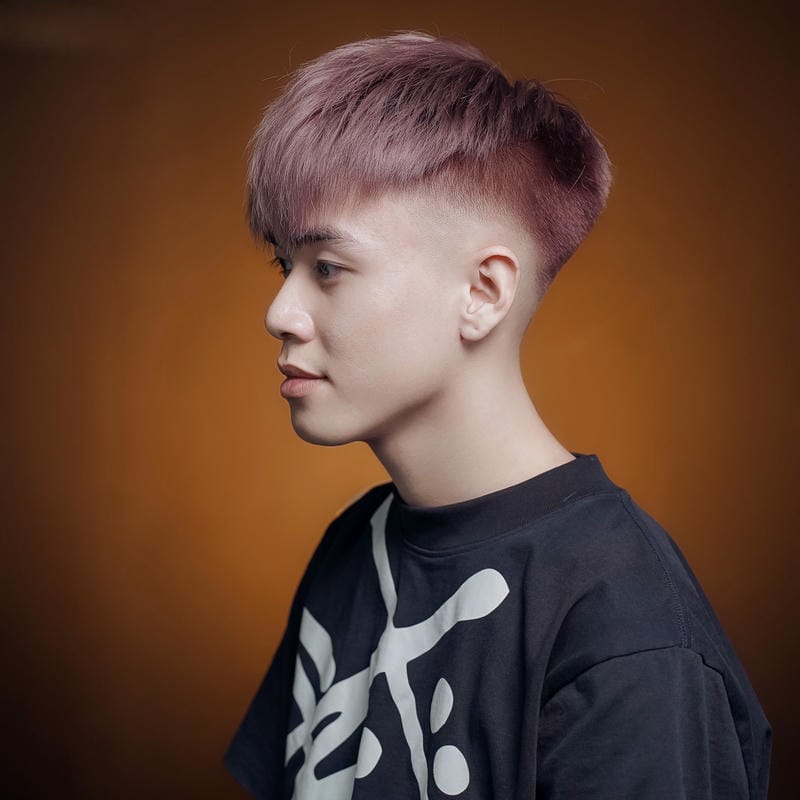 layer bung nhuộm hồng