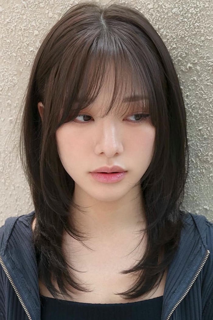 layer medium length siêu đẹp