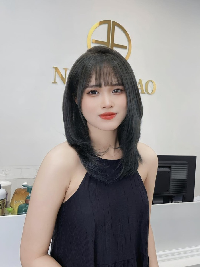 layer ngắn màu rêu