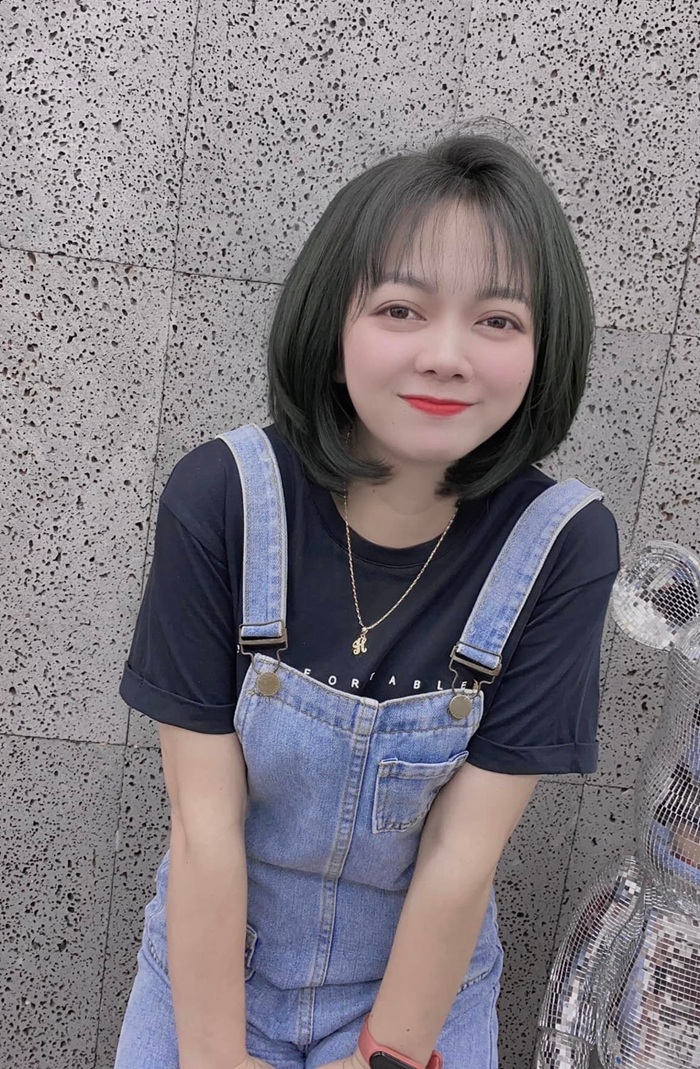 layer ngắn nâu rêu