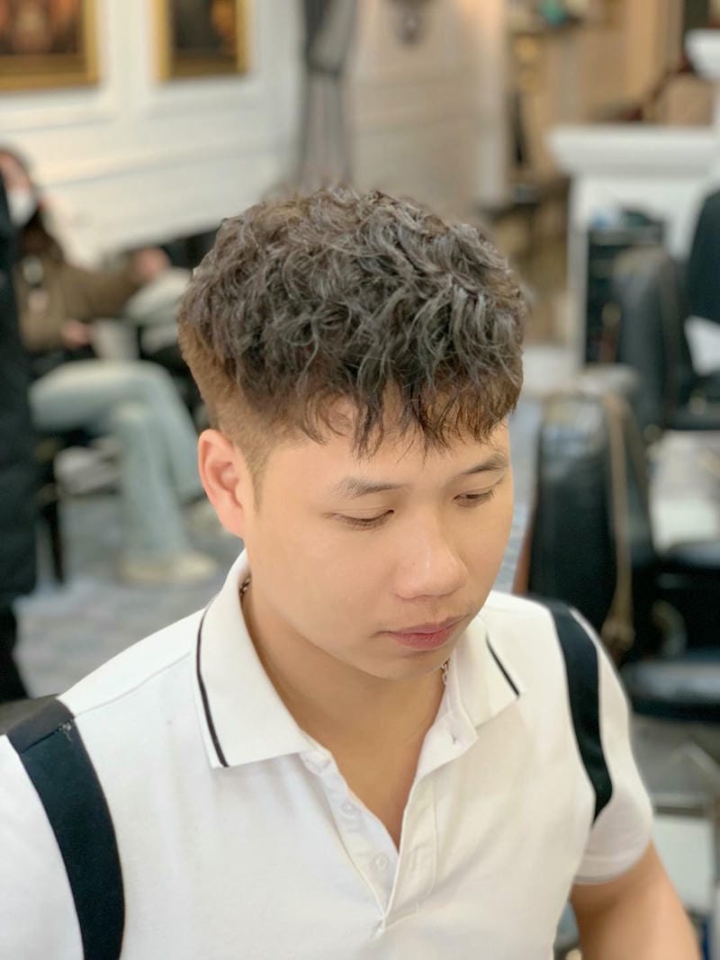 layer rối nhuộm nâu lạnh