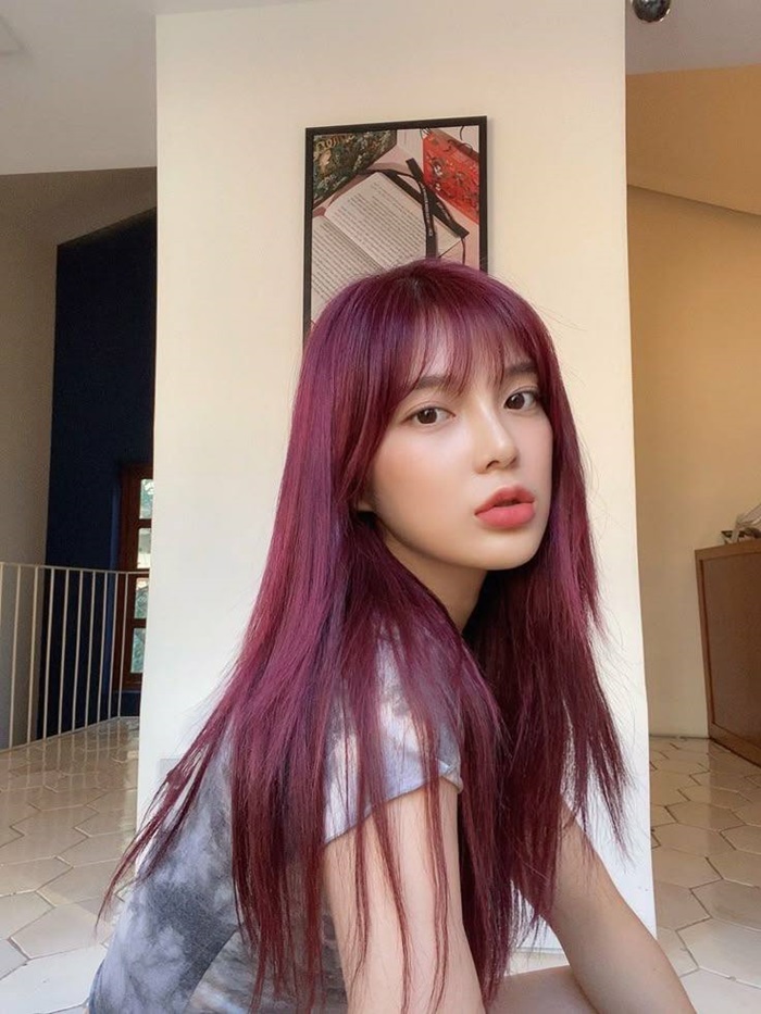 màu phúc bồn tử đẹp cute