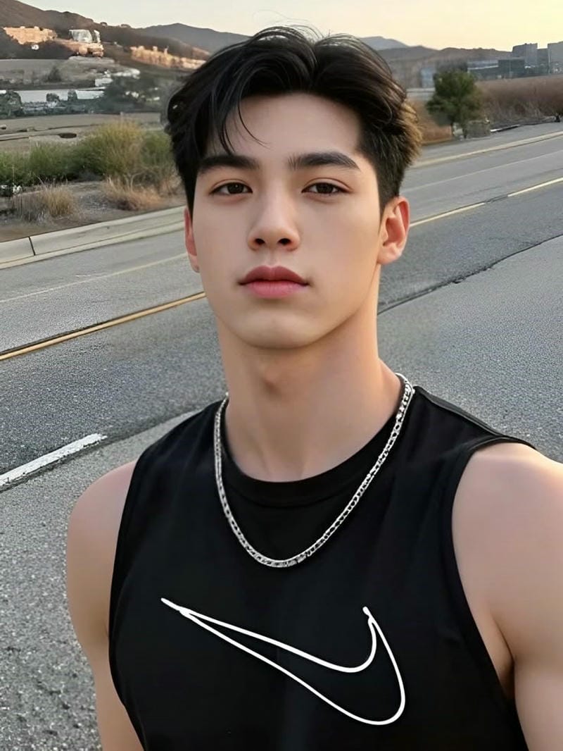 middle part đẹp