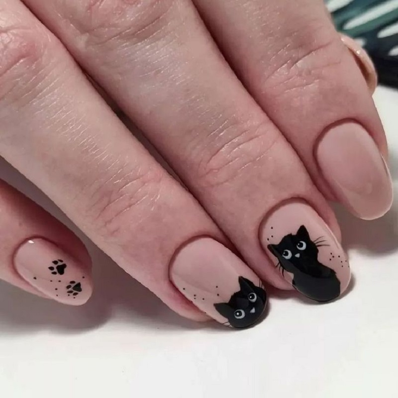 nail con mèo 4
