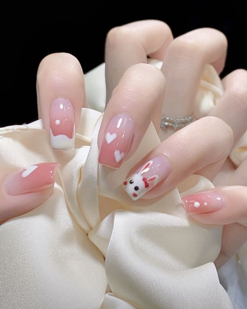 nail con thỏ 5
