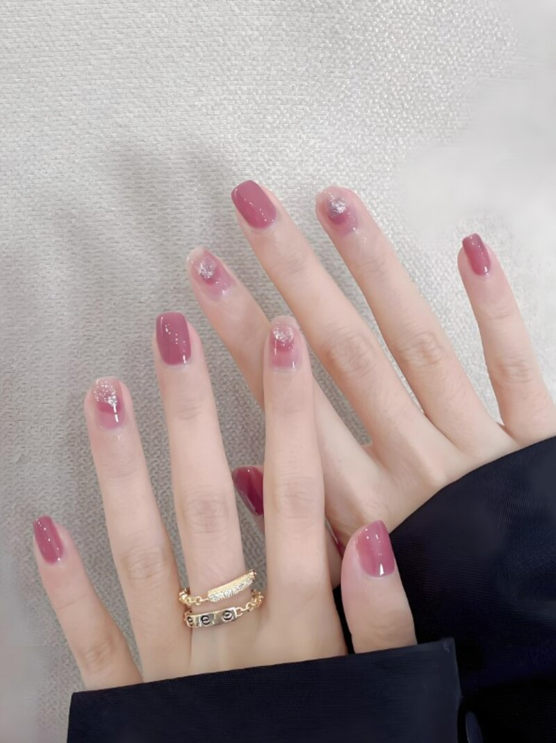 mẫu nail xinh nhẹ nhàng