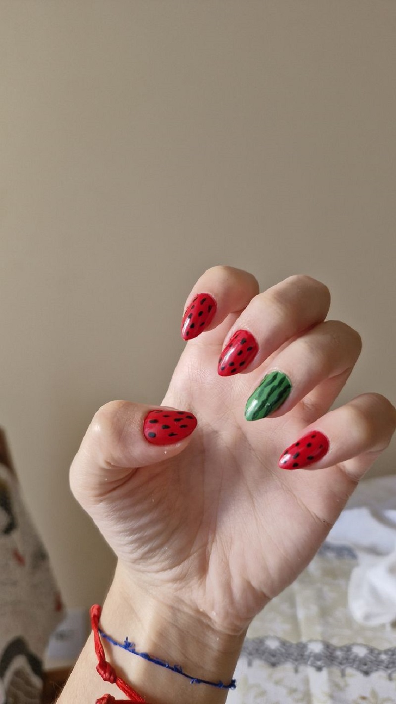 nail dưa hấu 1