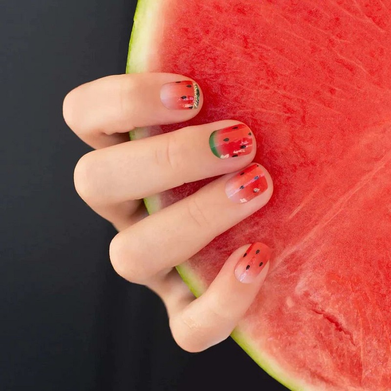 nail dưa hấu 5