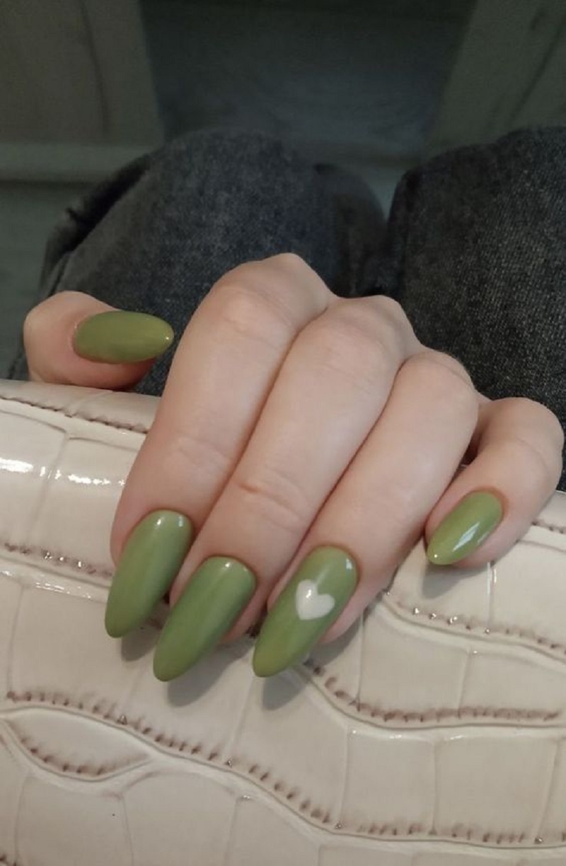 nail màu xanh ngọc 1