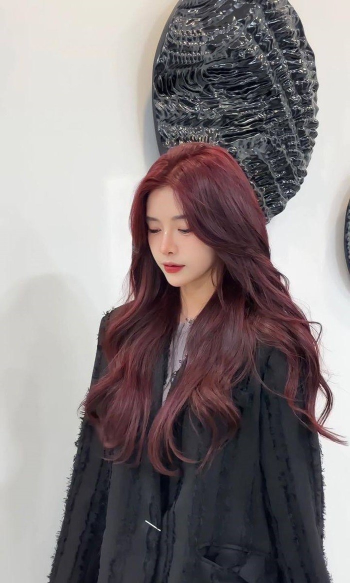 nâu đỏ cherry cực đẹp