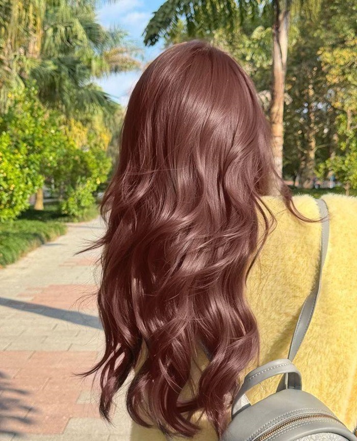 nâu đỏ cherry siêu ngầu