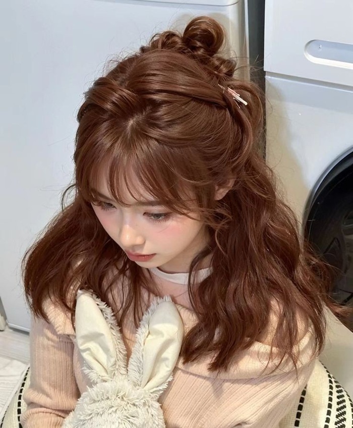 nâu hạt dẻ cười