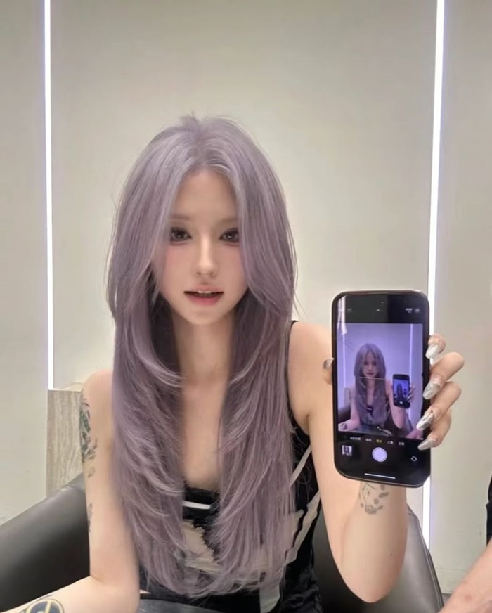 tím khói xinh