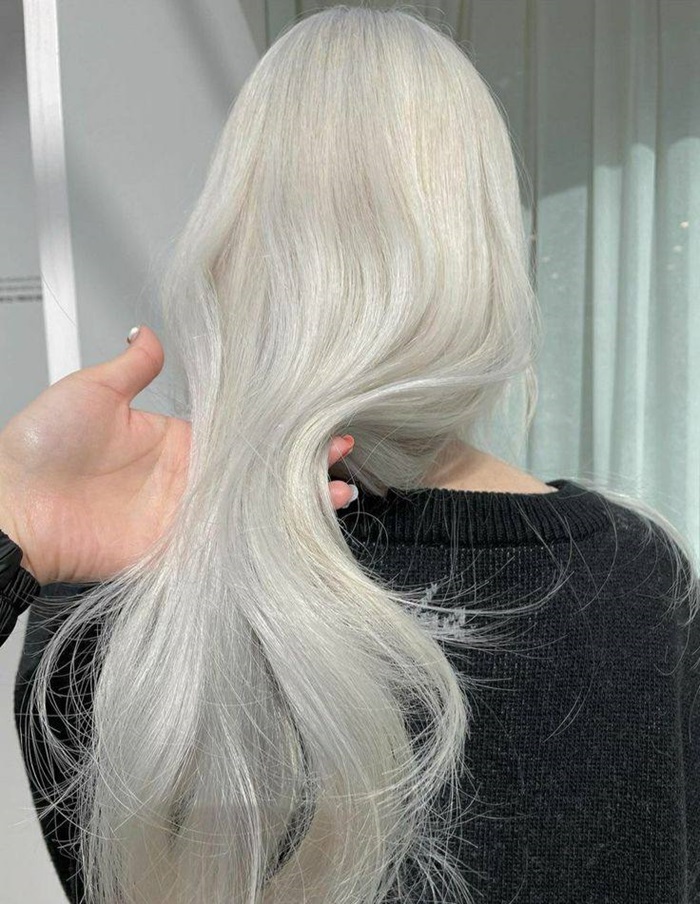 tóc bạch kim cực đẹp