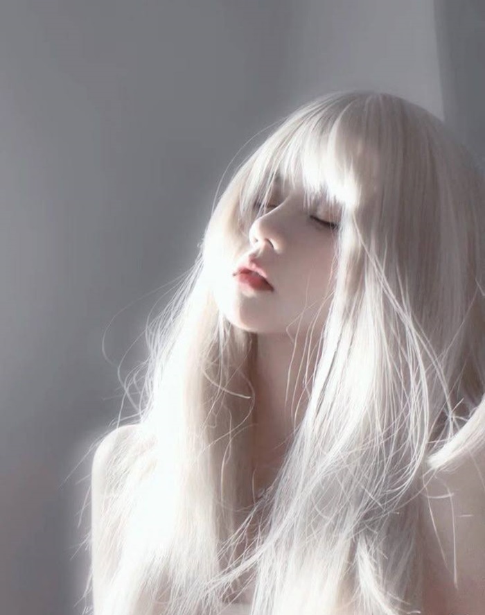 tóc bạch kim girl