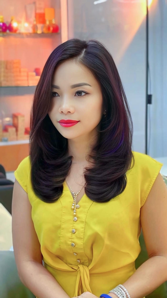 tóc layer cho người trung tuổi