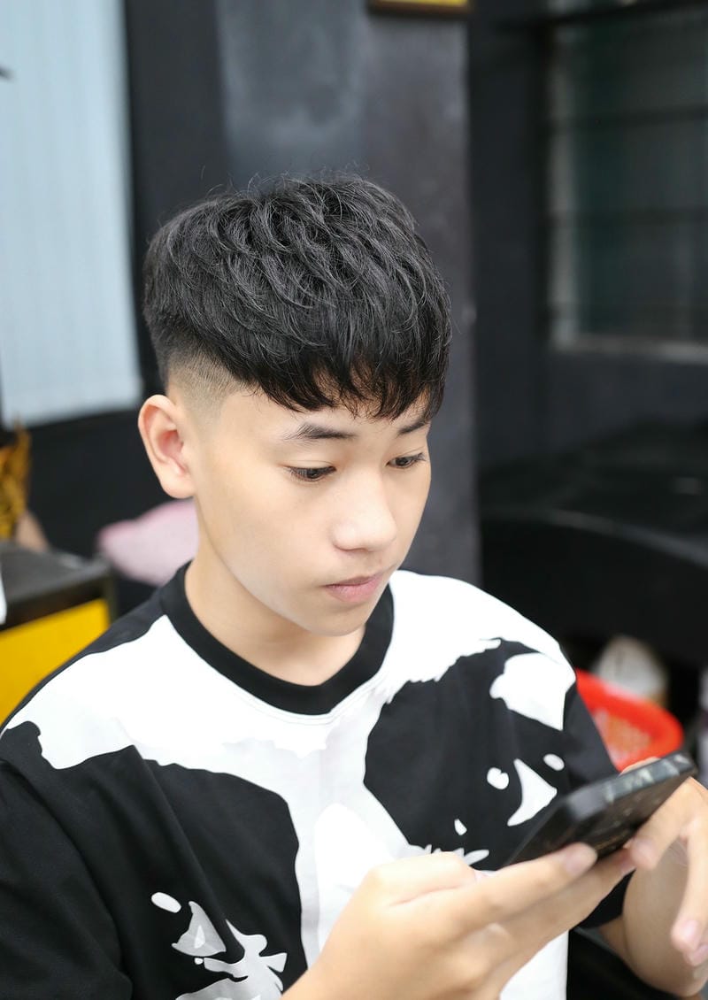 tóc layer nam ngắn