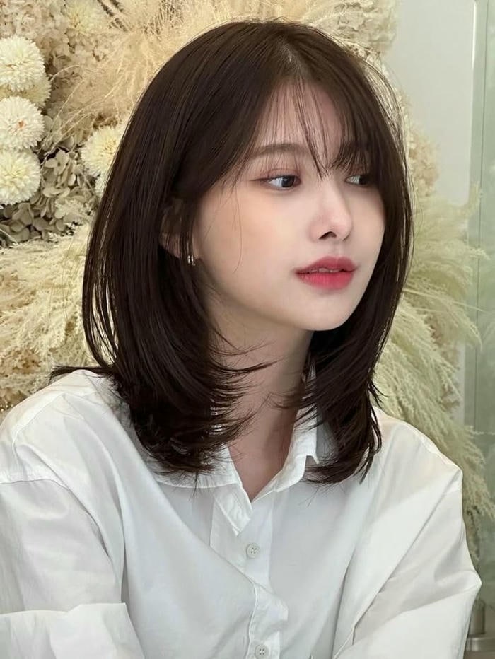 tóc layer ngang vai cute nhất