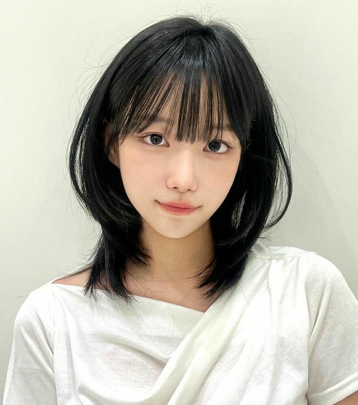 tóc mái cute xinh