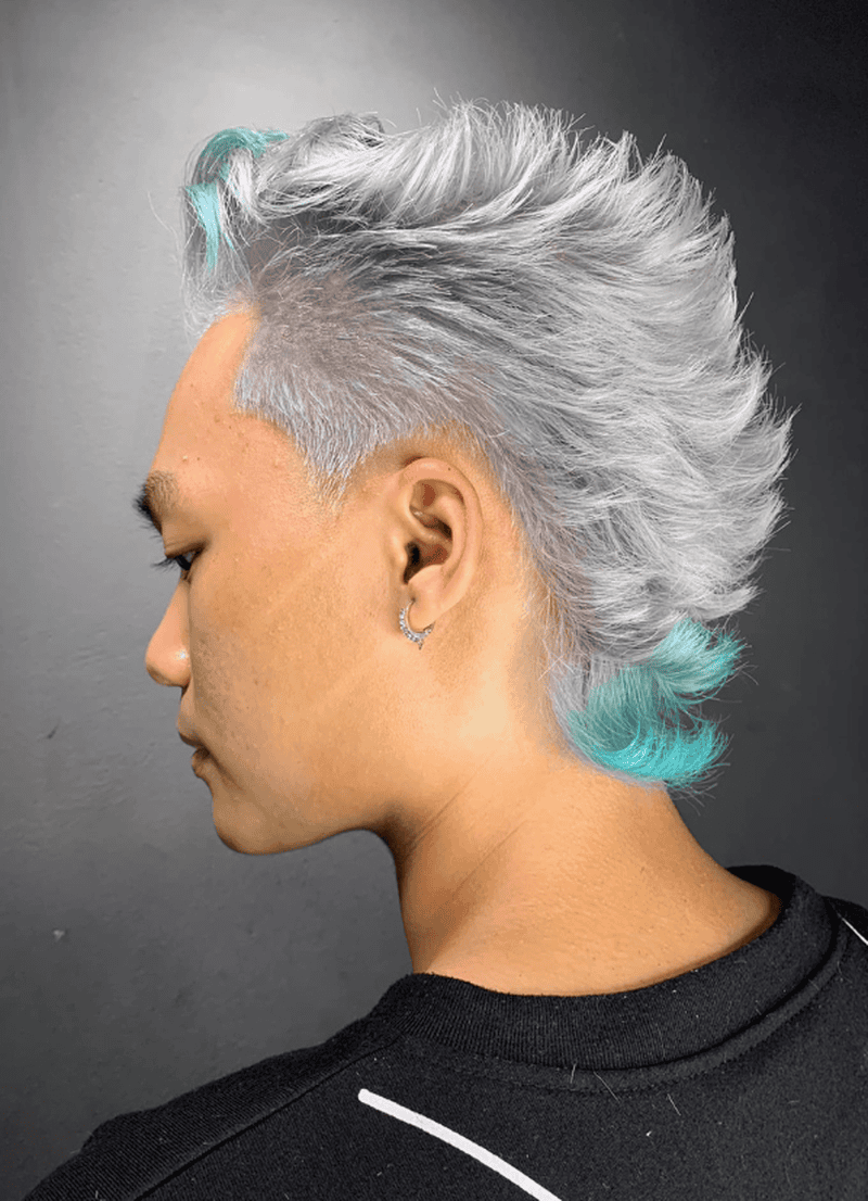 tóc mullet nam chất