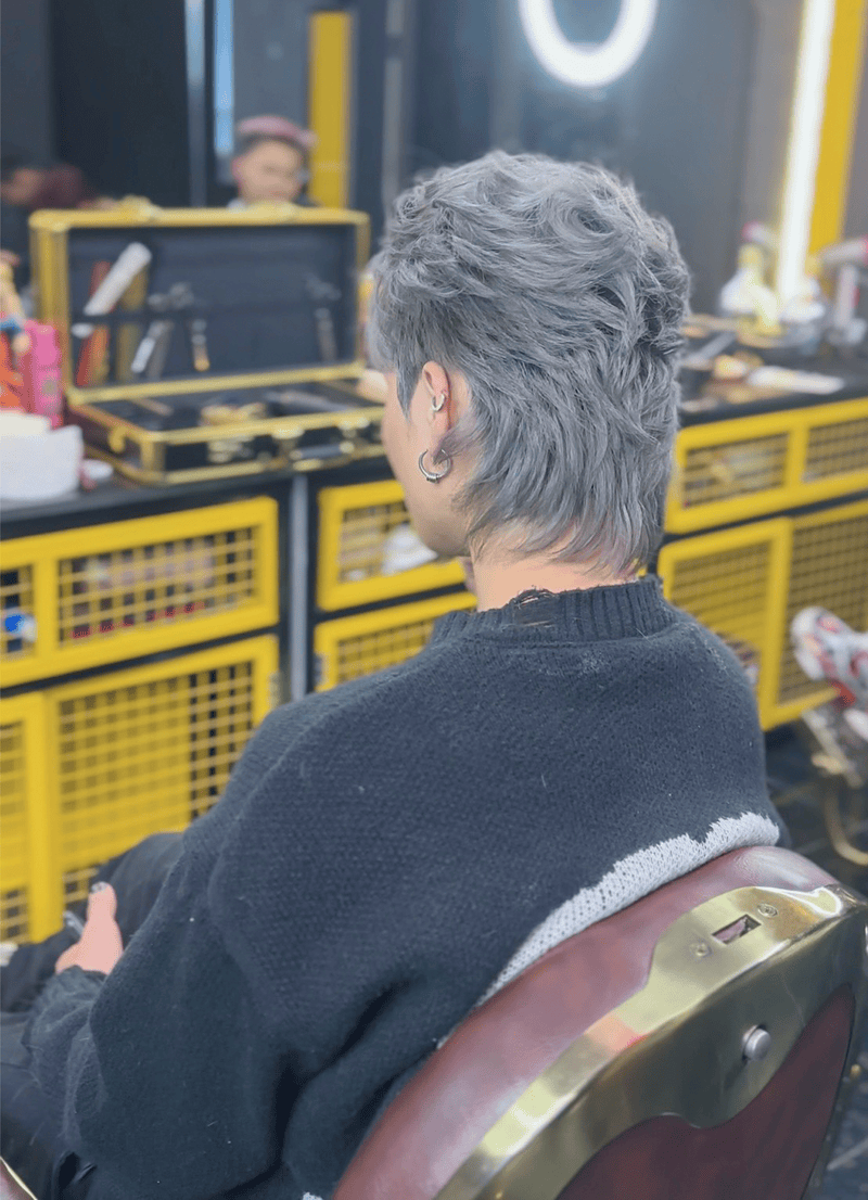 tóc mullet nam dài
