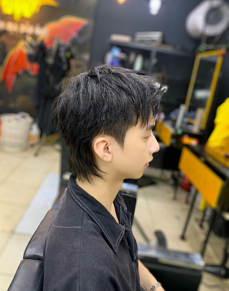 tóc mullet nam đẹp trai
