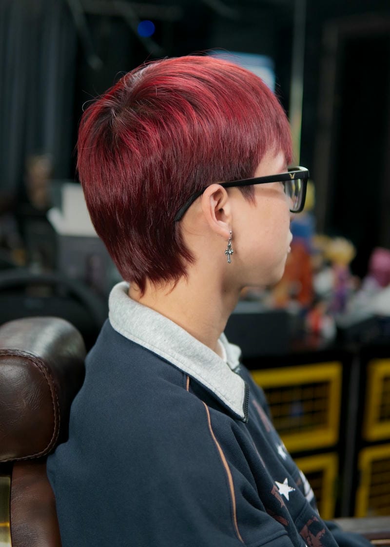 tóc mullet nam tóc đỏ