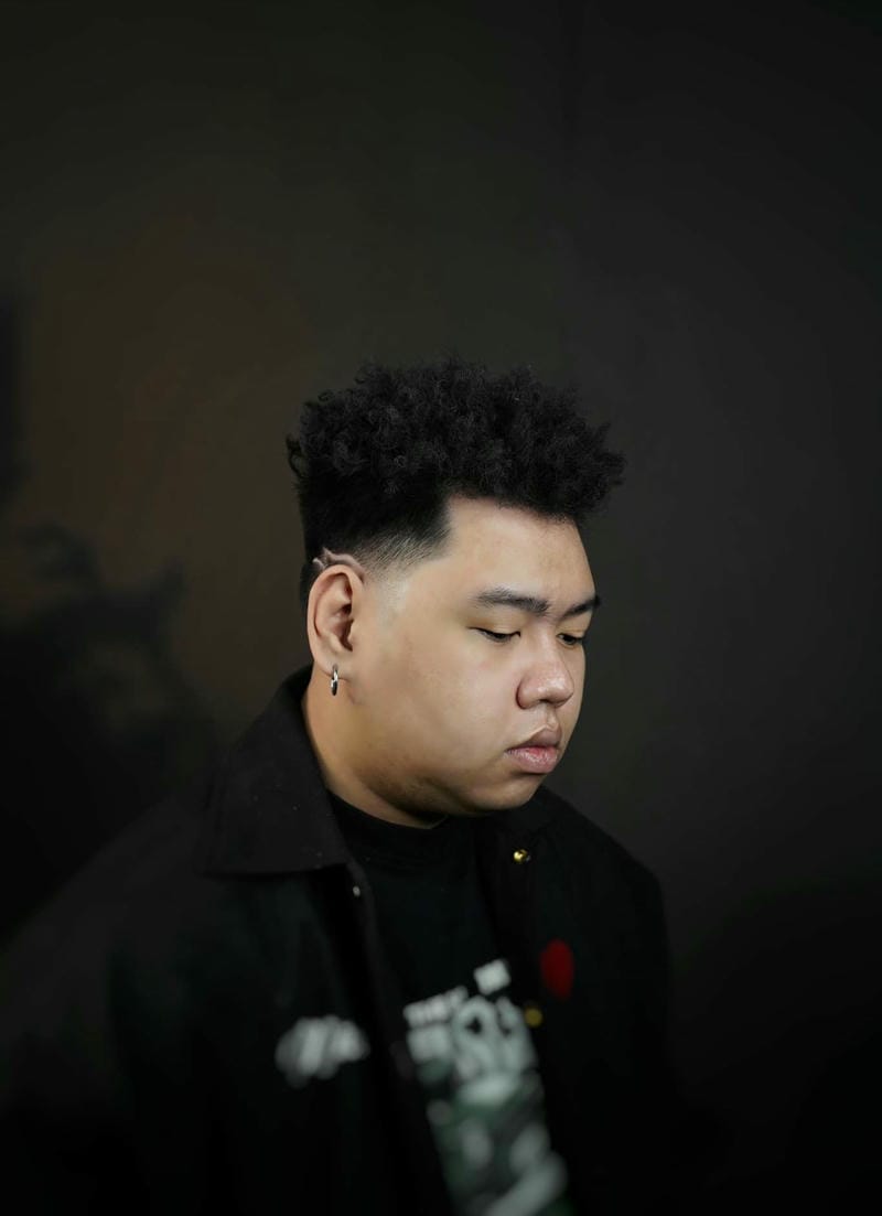 tóc nam ngắn mặt tròn xù