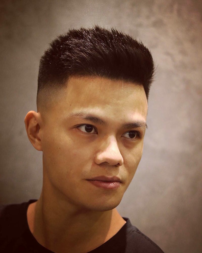 tóc nam ngắn thoáng mát
