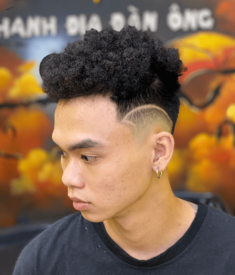 tóc nam ngắn xù